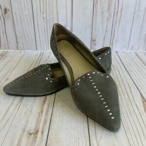 Shoe the Bear Gray Suede studded Flats Size 37